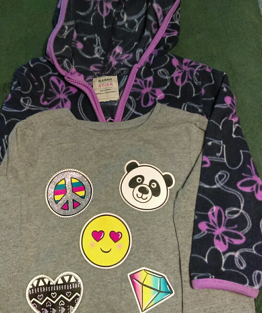 Old Navy fleece jacket & Garanimals T-shirt